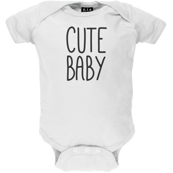 Father's Day - Cute Baby White Baby One Piece - 9-12 months