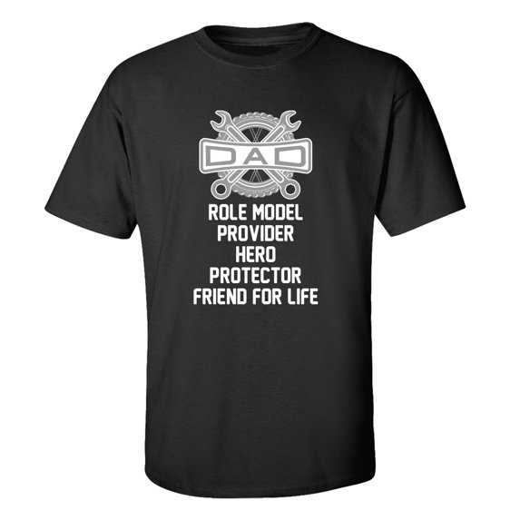 Father's Day Dad Definition Short Sleeve T-Shirt-Black-4xl