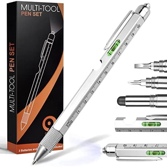 Father’s Day Dad Gifts, 9 in 1 Multitool Pen, Cool Gadgets Tools for Men, Gifts for Dad Boyfriend, Mens Christmas Gifts, Unique Stuff for Boyfriend Husband Friends Grandpa