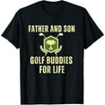 thumbnail image 1 of Father's Day Dad Son Golf Buddies For Life Matching T-Shirt, 1 of 3