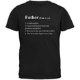 thumbnail image 1 of Father's Day Definition of Father Black Adult T-Shirt - Medium, 1 of 1