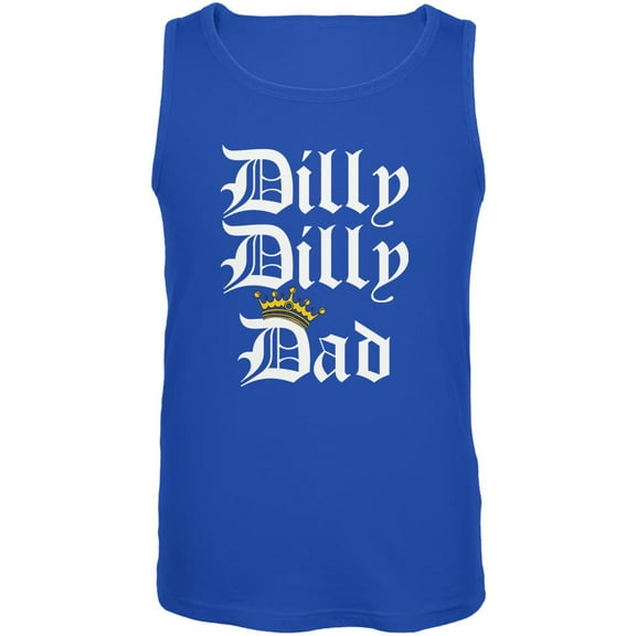 Father's Day Dilly Dilly Dad Mens Tank Top Royal SM