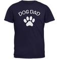 thumbnail image 1 of Father's Day Dog Dad Navy Adult T-Shirt - Small, 1 of 1
