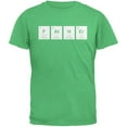thumbnail image 1 of Father's Day - FAtHEr Periodic Elements Irish Green Adult T-Shirt - Medium, 1 of 1