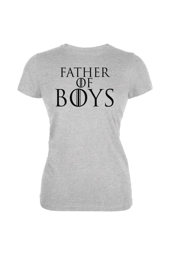 Father's Day Father of Dragons Boys Juniors Soft T Shirt