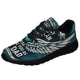 thumbnail image 1 of Father's Day Garden Dad In Heaven House Shoes Sneakers Black Size 9.5, 1 of 7