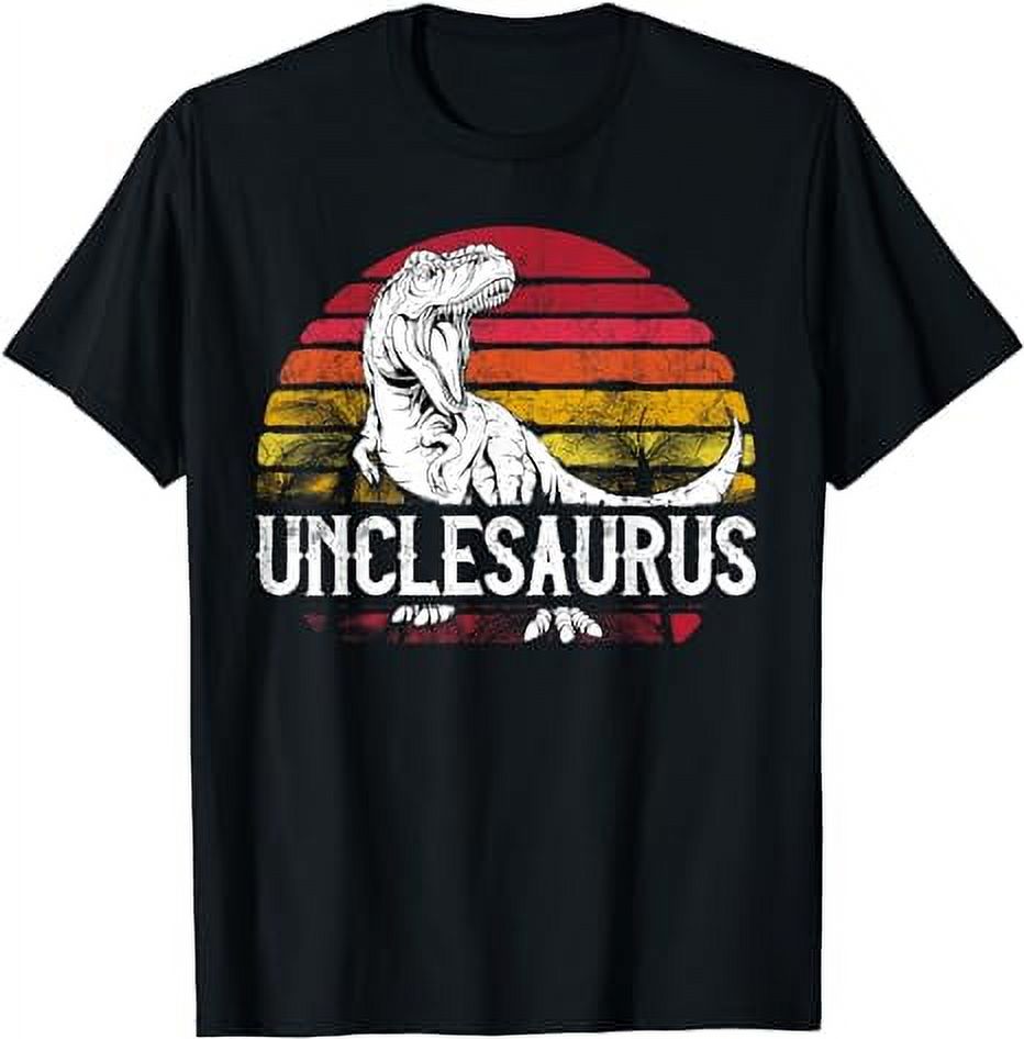 Father's Day Gift For Men Unclesaurus Uncle Saurus T Rex T-Shirt ...