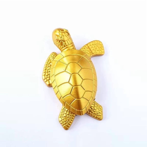 Father’s Day Gift,Golden Turtle Lighter - Unique Open Flame Mini Gold Ornament, Inflatable Turtle Model Fire Starter, Perfect for Camping & BBQ, Outdoor Enthusiasts(Multicolor1pc)