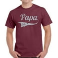 thumbnail image 1 of Father's Day Gift Men T-Shirt Papa Dad Gray Vintage Print - S M L XL 2XL 3XL 4XL 5XL - Graphic Tee, 1 of 2