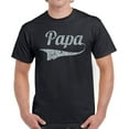 thumbnail image 1 of Father's Day Gift Men T-Shirt Papa Dad Gray Vintage Print - S M L XL 2XL 3XL 4XL 5XL - Graphic Tee, 1 of 2