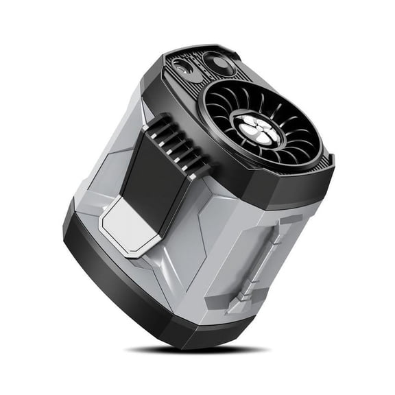 Father's Day Gift Portable Waist Fan, Cool Clip, Neck, 27 hours long battery life, Detachable 4-speed 360° rotating LED night light (with 2 modes), USB rechargeable handheld fan for travel/car