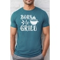 thumbnail image 1 of Father's Day Gifts Born to Grill Graphic Tee T-Shirt, 1 of 2