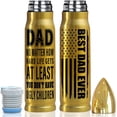 thumbnail image 1 of Father''s Day Gifts for Dad from Daughter Son Wife - Dad Gifts - Birthday Gifts for Dad Step Dad Father in Law Husband Him, Gifts for Men - Stainless Steel Best Dad Ever Bullet Tumbler 17oz, 1 of 6