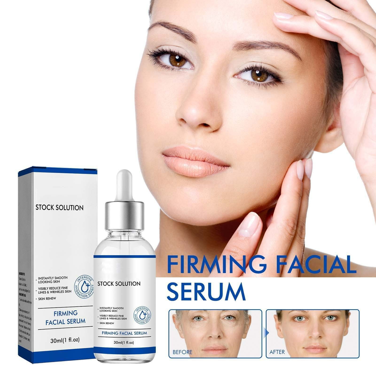 Father's Day Gifts,Essence Water,Instant Effect Face Serum for Plumping Skin,Tightening Face Instantly,Olavita Stock Solution for Radiant Skin,30ml,Essence|Plastic,Sliver-440,MIANHT