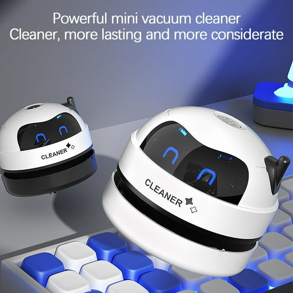 Father's Day Gifts Skegnu Vacuum Cleaner Children's Desktop Mini Charging Vacuum Cleaner Crumb Rubber Keyboard Cleaner Portable Automatic Vacuum Cleaner on Clearance