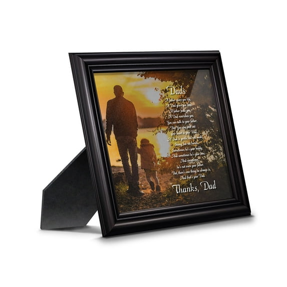 Father's Day Gifts from Son or Daughter, Picture Frames Gifts for Dad on Fathers Day, Christmas, or Birthday, Father of the Bride Gifts, Best Dad Gifts, Bonus Dad Gifts 8645B