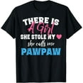 thumbnail image 1 of Father's Day Girl She Calls Me Pawpaw Grandpa Gift T-Shirt, 1 of 3