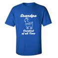 thumbnail image 1 of Father's Day Grandpa Goat Greatest Of All Time Short Sleeve T-Shirt-Royal-small, 1 of 4