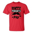 thumbnail image 1 of Father's Day Happy Father's Day Short Sleeve T-Shirt-Red-XL, 1 of 4