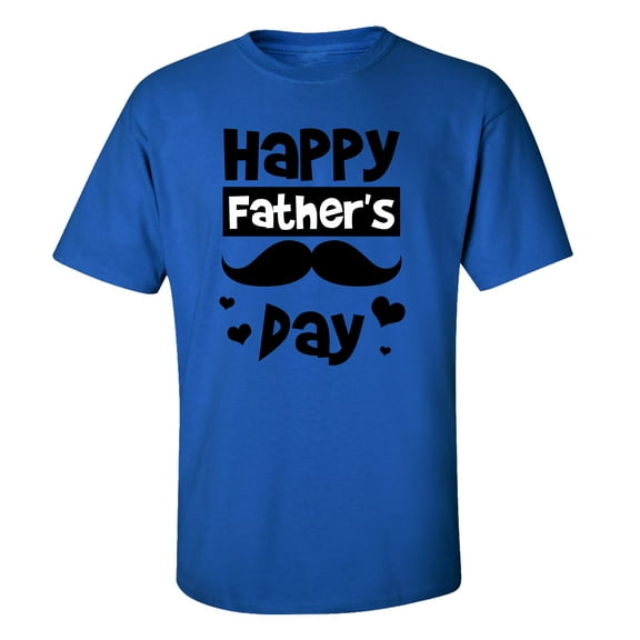 Father's Day Happy Father's Day Short Sleeve T-Shirt-Royal-Medium