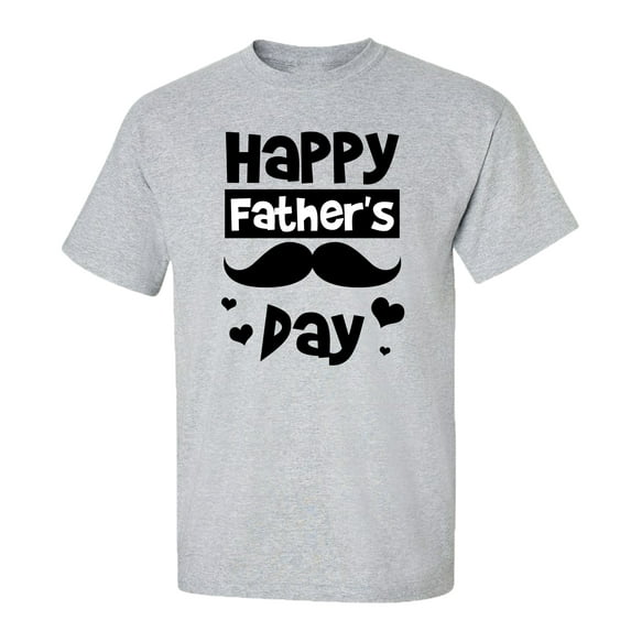 Father's Day Happy Father's Day Short Sleeve T-Shirt-Sports gray-5XL