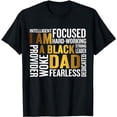 thumbnail image 1 of Father's Day I Am Black Dad Black Father Black King Man T-Shirt, 1 of 5
