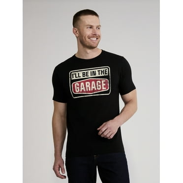 Father's Day I'll Be In The Garage Men's and Big Men's Graphic Tee from Way to Celebrate, Sizes S-3XL