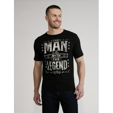 Father's Day Man Myth Legend Men's and Big Men's Graphic Tee from Way to Celebrate, Sizes S-3XL