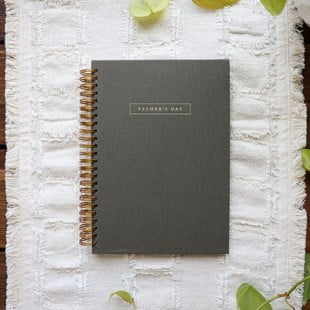 Father's Day Memory Journal, Olive