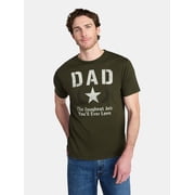 Fathers Day Mens Army Ranger Dad Graphic Tee by Way to Celebrate, Sizes XS-5XL