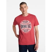 Father's Day Men's Hardball Dad Graphic Tee by Way to Celebrate, Sizes XS-5XL