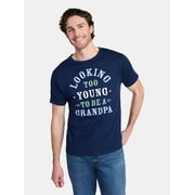 Father's Day Men's Looking Young Graphic Tee by Way to Celebrate, Sizes XS-5XL