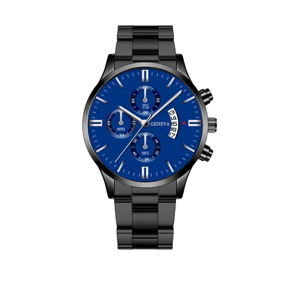 Father’s Day Men’s Openwork Quartz Watch – Alloy Case Stainless Steel Strap Business Casual Wristwatch, Fashion Skeleton Dial Analog Timepiece Gift for Dad