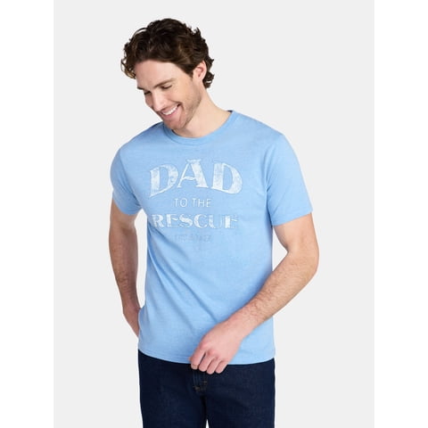 Father's Day Men's Rescue Dad Graphic Tee by Way to Celebrate, Sizes XS-5XL