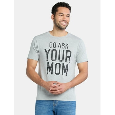 Father's Day Men's and Big Men's Go Ask Your Mom Graphic Tee from Way to Celebrate, Sizes S-3XL