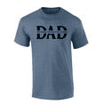 thumbnail image 1 of Father's Day Mens Provider Protector Leader Inspirational Thoughful Heather Indigo Mens Short Sleeve T-Shirt-Dad-4X-Large, 1 of 1