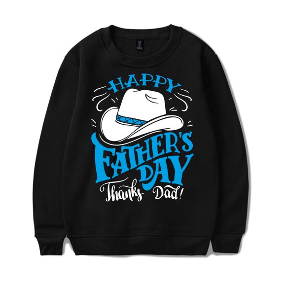 Father's Day Merch Hoodie unisex fashion long sleeved casual round neck pullover