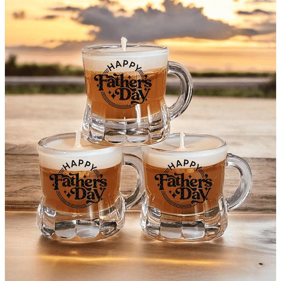 Father's Day Mini Beer Candles