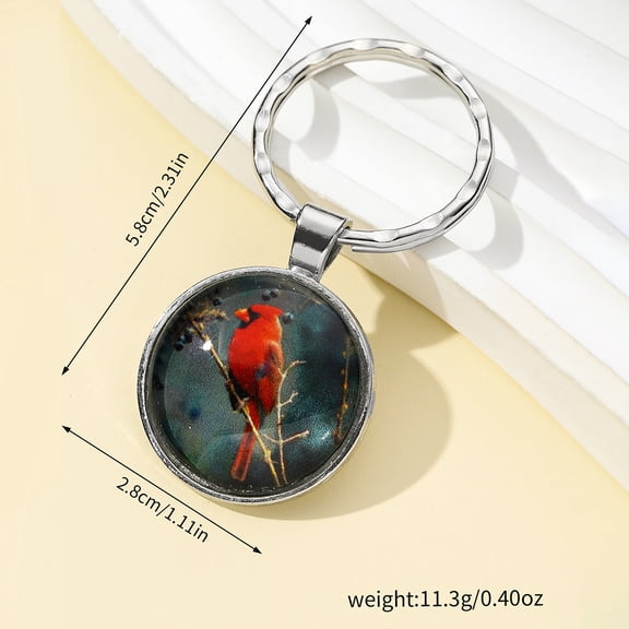 Father's Day Mother's Day Keychain Personalized Metal Key Ring Creative Alloy Key Ring