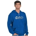 thumbnail image 1 of Father's Day One Cool Dad Gift Zip Hoodie Sweatshirt Men Brisco Brands S, 1 of 6