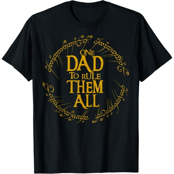 Father's Day One Dad to Rule Them All Father Gift Tee T-Shirt Tee
