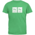 thumbnail image 1 of Father's Day - PaPa Periodic Elements Irish Green Adult T-Shirt - Small, 1 of 1