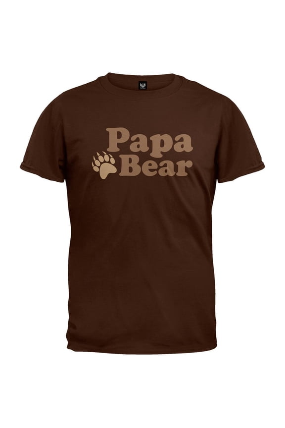 Father's Day - Papa Bear Brown T-Shirt - 3X-Large