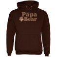 thumbnail image 1 of Father's Day - Papa Bear Hooded Brown Adult Hoodie - Medium, 1 of 1