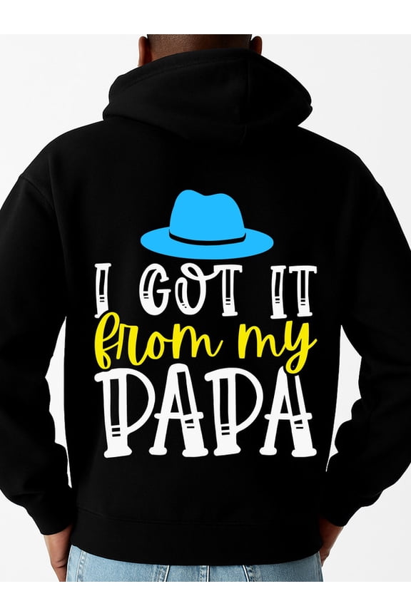 Father's Day Papa sweatshirt mens sweater hoodie black sutumn clothes hoodies winter Funny Unisex Shirt Crewneck tshirts