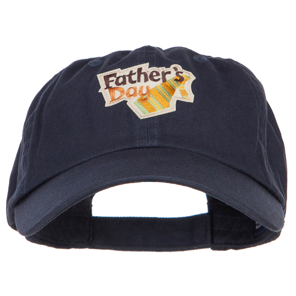 Father's Day Patched Low Profile Cap - Navy OSFM - Walmart.com