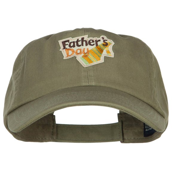 Father's Day Patched Low Profile Cap - Olive OSFM
