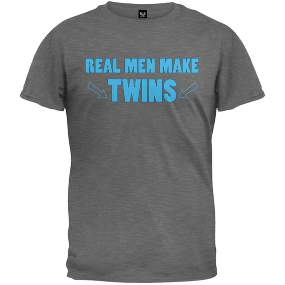 Father's Day - Real Men Make Twins - X-Large