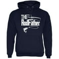 thumbnail image 1 of Father's Day Rod Father Fishing Mens Hoodie Navy 2XL, 1 of 1