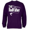 thumbnail image 1 of Father's Day Rod Father Fishing Mens Sweatshirt Purple MD, 1 of 1
